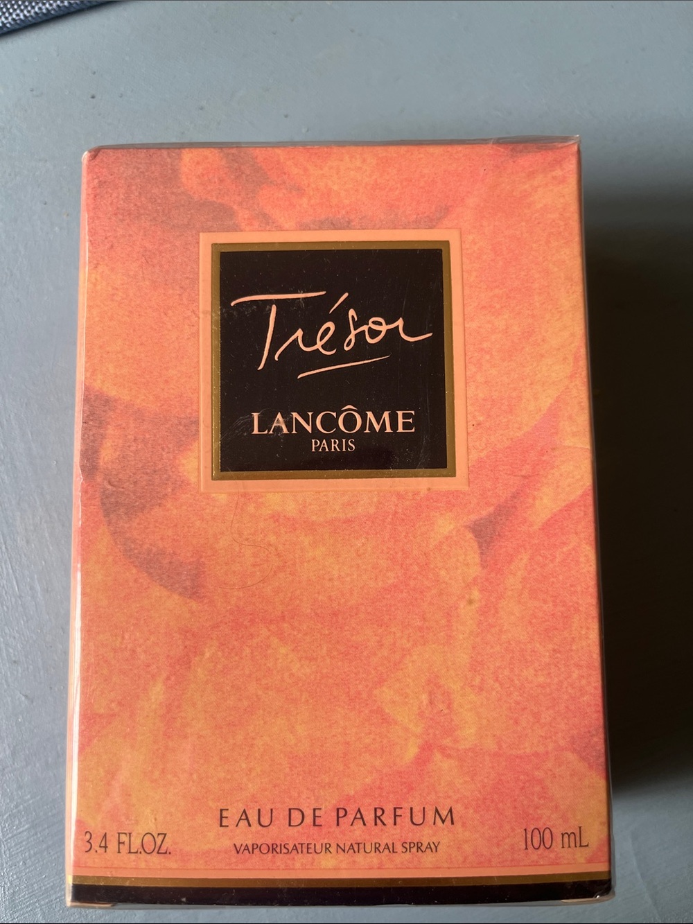 Price Firm!!!NIB! Sealed! Lancôme Trésor Pink Orange Box Packaging